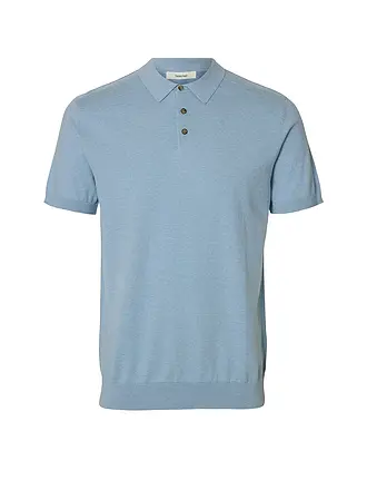 SELECTED | Poloshirt SLHBERG | blau